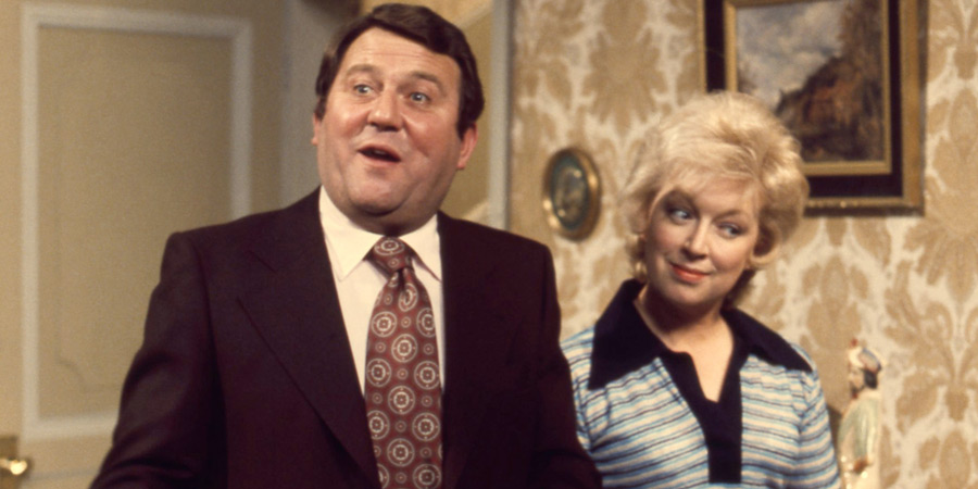 Happy Ever After. Image shows left to right: Terry Fletcher (Terry Scott), June Fletcher (June Whitfield). Credit: BBC