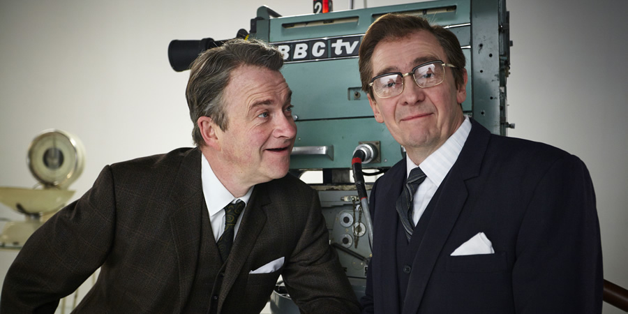 Harry And Paul's Story Of The 2s. Image shows from L to R: Harry Enfield, Paul Whitehouse. Copyright: Balloon Pictures
