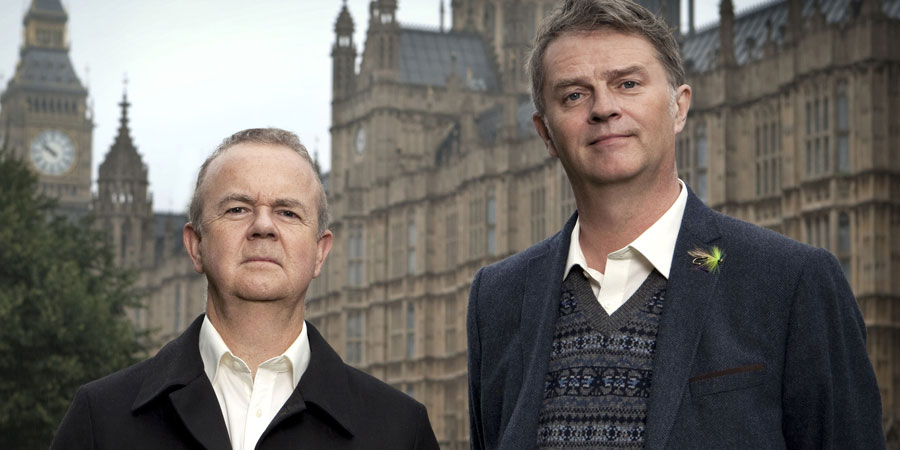 Have I Got News For You. Image shows from L to R: Ian Hislop, Paul Merton. Copyright: BBC / Hat Trick Productions