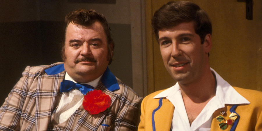 Hi-De-Hi!. Image shows left to right: Ted Bovis (Paul Shane), Spike Dixon (Jeffrey Holland)