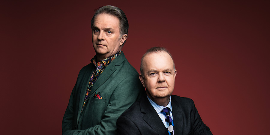 Have I Got News For You. Image shows left to right: Paul Merton, Ian Hislop. Credit: Matt Crockett