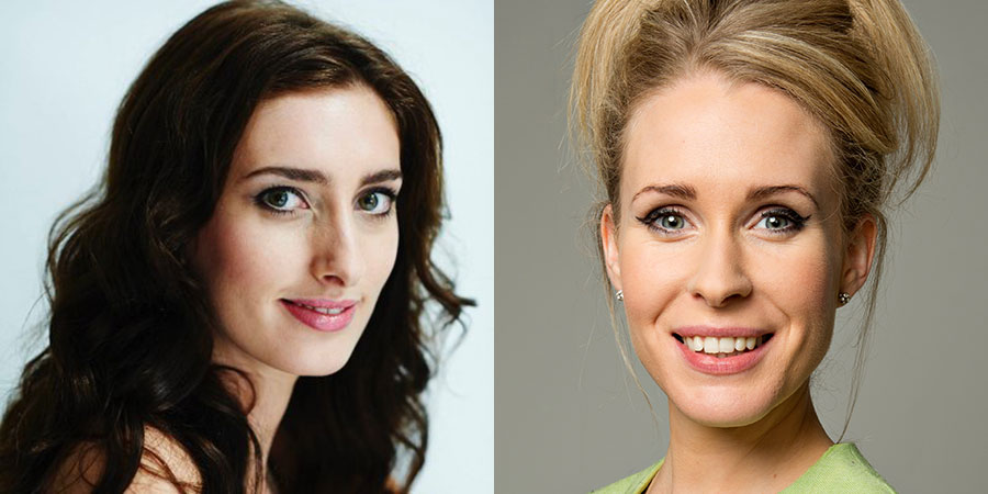 Image shows from L to R: Jessica Knappett, Lucy Beaumont