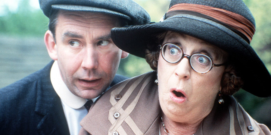 In Loving Memory. Image shows from L to R: Billy Henshaw (Christopher Beeny), Ivy Unsworth (Thora Hird)