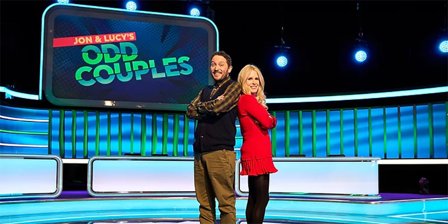 Jon & Lucy's Odd Couples. Image shows left to right: Jon Richardson, Lucy Beaumont