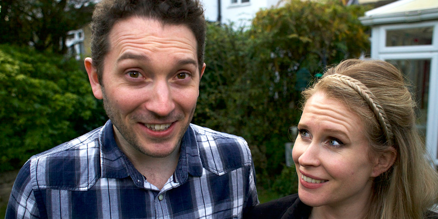 Jon Richardson: How To Survive The End Of The World. Image shows from L to R: Jon Richardson, Lucy Beaumont