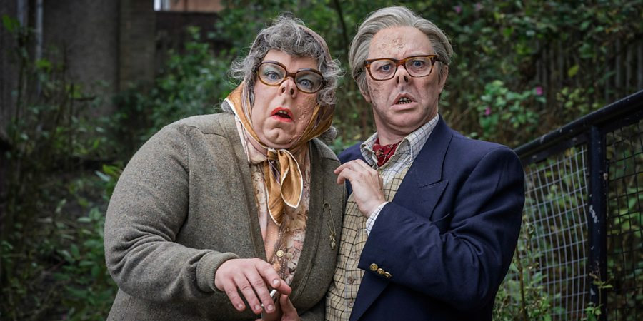 The League Of Gentlemen. Image shows from L to R: Tubbs (Steve Pemberton), Edward (Reece Shearsmith). Copyright: BBC