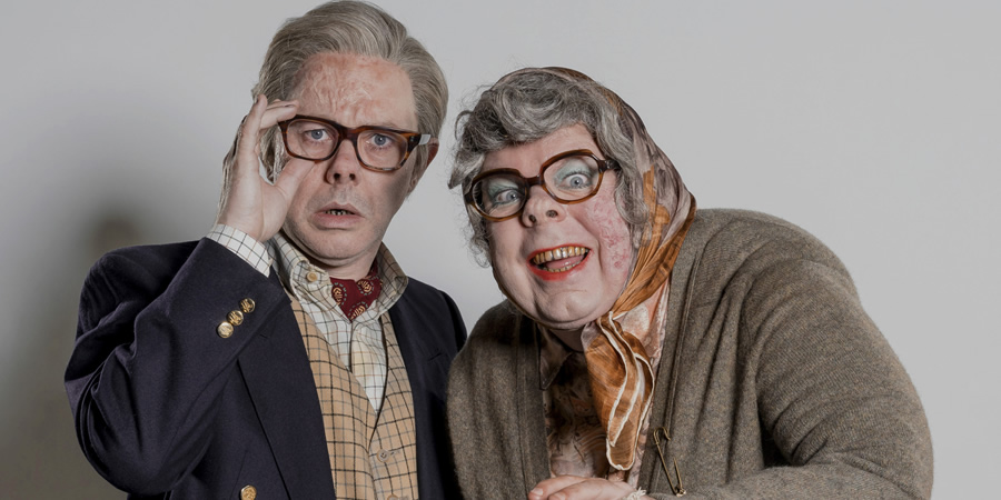 The League Of Gentlemen. Image shows from L to R: Edward (Reece Shearsmith), Tubbs (Steve Pemberton). Copyright: BBC