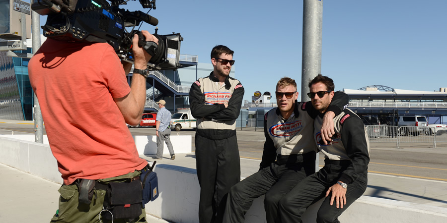 A League Of Their Own. Image shows from L to R: Jack Whitehall, Andrew Flintoff, Jamie Redknapp