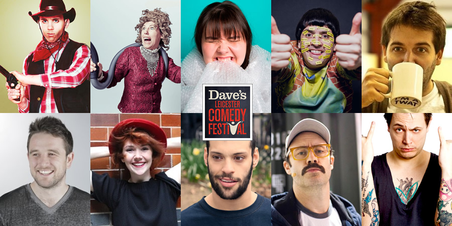 Image shows from L to R: Mat Ewins, James Loveridge, Marny Godden, Elf Lyons, Sofie Hagen, Tim Renkow, Spencer Jones, Sam Simmons, Adam Larter, Jim Smallman