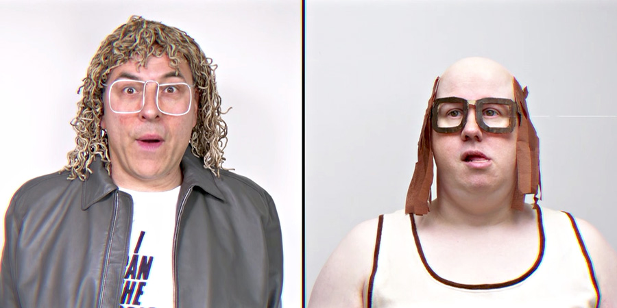 Little Britain. Image shows from L to R: David Walliams, Matt Lucas