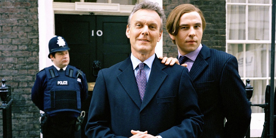 Little Britain. Image shows from L to R: Paul Putner, The Prime Minister (Anthony Head), David Walliams