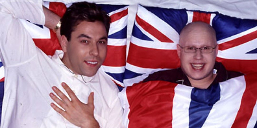 Little Britain. Image shows from L to R: David Walliams, Matt Lucas, The Prime Minister (Anthony Head)