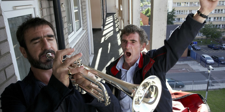 Looking For Eric. Image shows from L to R: Eric Cantona (Eric Cantona), Eric Bishop (Steve Evets). Copyright: Film4