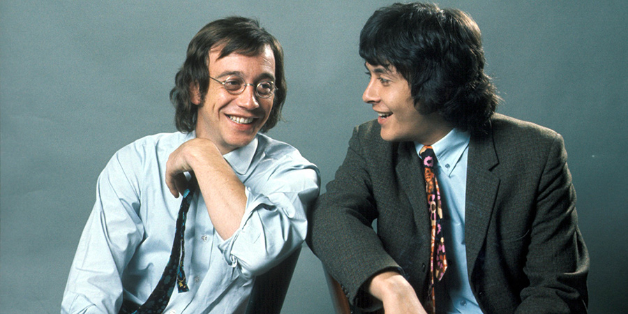 The Lovers. Image shows from L to R: Roland (Robin Nedwell), Geoffrey (Richard Beckinsale). Copyright: Granada Television