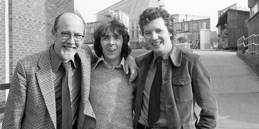 Man About The House. Image shows left to right: Johnnie Mortimer, Robin Tripp (Richard O'Sullivan), Brian Cooke