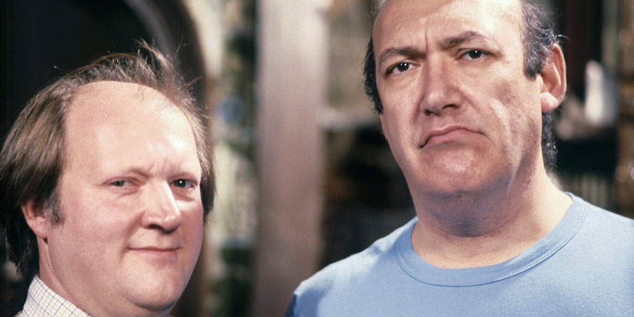 Mann's Best Friends. Image shows from L to R: Henry Mann (Barry Stanton), Duncan (Bernard Bresslaw)