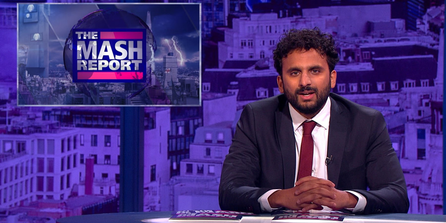 The Mash Report. Nish Kumar. Copyright: Princess Productions