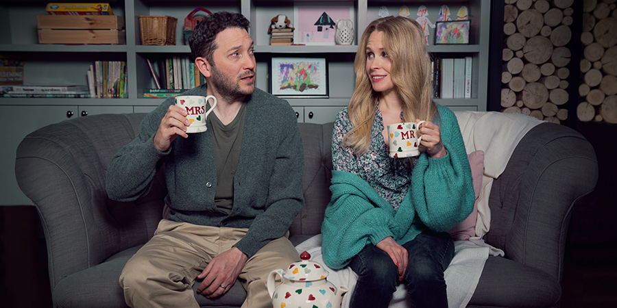 Meet The Richardsons. Image shows from L to R: Jon (Jon Richardson), Lucy (Lucy Beaumont)