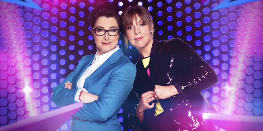 Mel & Sue - Let's Sing And Dance For Comic Relief. Image shows from L to R: Mel Giedroyc, Sue Perkins. Copyright: BBC