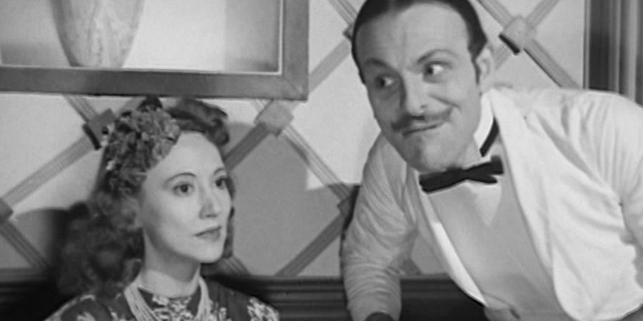 Melody Club. Image shows from L to R: Cora (Lilian Grey), Freddy Forrester (Terry-Thomas). Copyright: Tempean Films