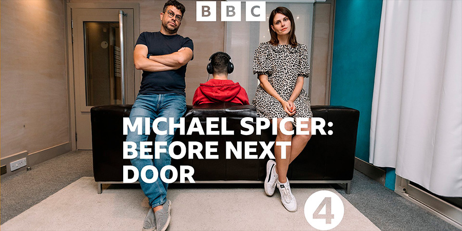 Michael Spicer: Before Next Door. Image shows left to right: Michael (Michael Spicer), Ellie Taylor