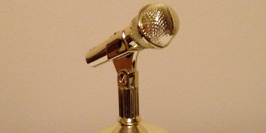 Midlands Comedy Awards trophy