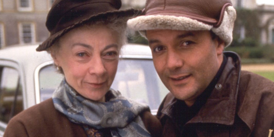 Mulberry. Image shows from L to R: Miss Farnaby (Geraldine McEwan), Mulberry (Karl Howman). Copyright: BBC
