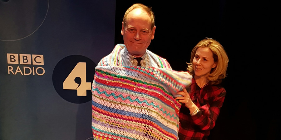 The Museum Of Curiosity. Image shows from L to R: John Lloyd, Sally Phillips. Copyright: BBC