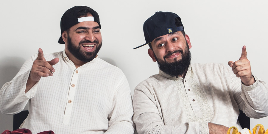 Muzlamic. Image shows from L to R: Aatif Nawaz, Ali Shahalom. Copyright: Matt Stronge