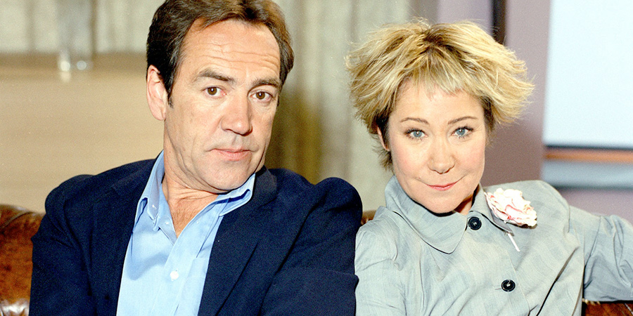 My Family. Image shows from L to R: Ben Harper (Robert Lindsay), Susan Harper (Zoë Wanamaker)