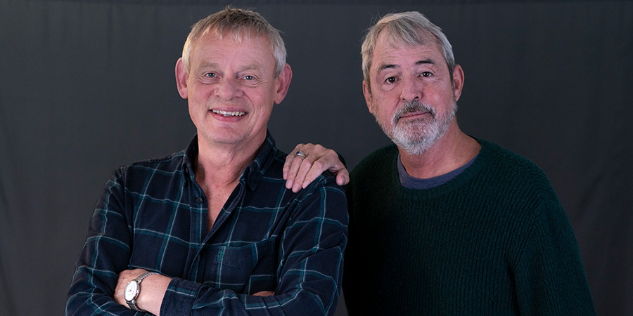 Neil & Martin's Bon Voyage. Image shows left to right: Martin Clunes, Neil Morrissey