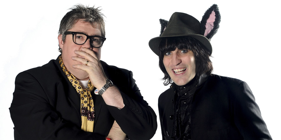 Never Mind The Buzzcocks. Image shows from L to R: Phill Jupitus, Noel Fielding