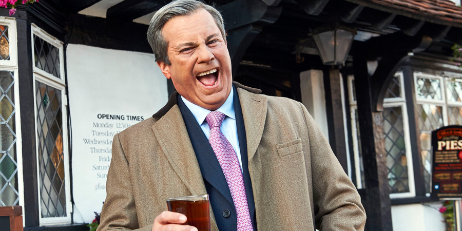 Nigel Farage Gets His Life Back. Nigel Farage (Kevin Bishop). Copyright: Zeppotron