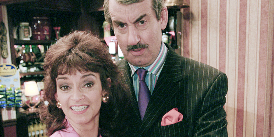 Only Fools And Horses. Image shows from L to R: Marlene (Sue Holderness), Boycie (John Challis). Copyright: BBC