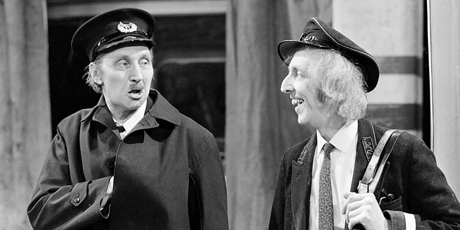 On The Buses. Image shows left to right: Inspector Blake (Stephen Lewis), Jack Harper (Bob Grant)