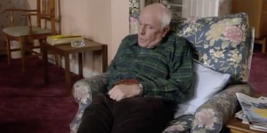 One Foot In The Grave. Victor Meldrew (Richard Wilson). Copyright: BBC