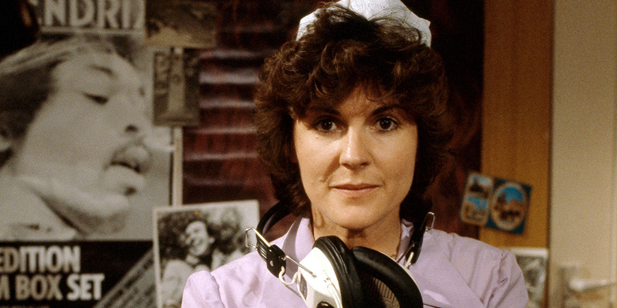 Only When I Laugh. Victoria Plumtree (Gwen Taylor). Credit: Yorkshire Television, ITV