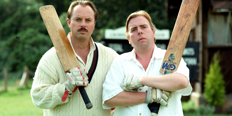 Outside Edge. Image shows from L to R: Roger Dervish (Robert Daws), Kevin Costello (Timothy Spall). Copyright: Central Independent Television