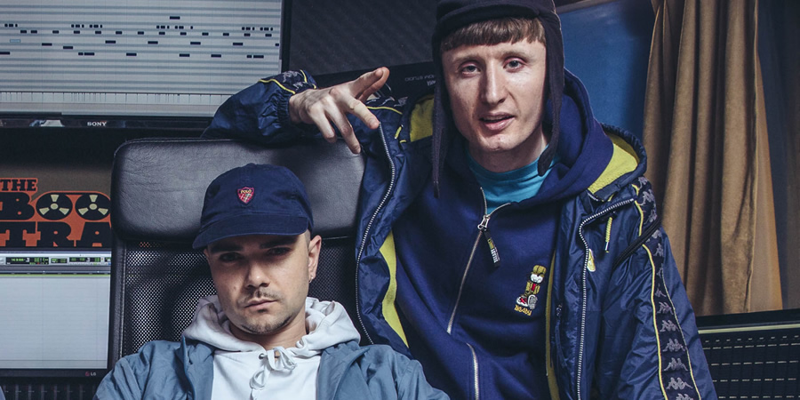 People Just Do Nothing. Image shows from L to R: Grindah (Allan Mustafa), Steves (Steve Stamp). Copyright: Roughcut Television