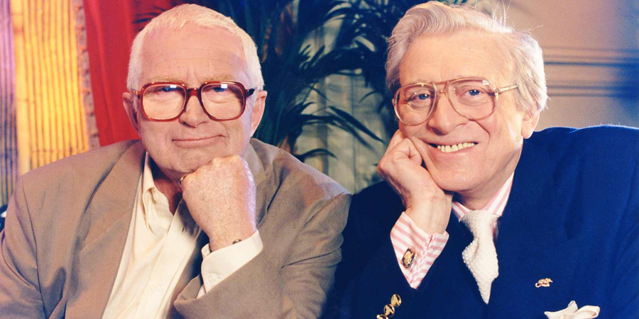 Perry & Croft: The Sitcoms. Image shows from L to R: David Croft, Jimmy Perry. Copyright: BBC