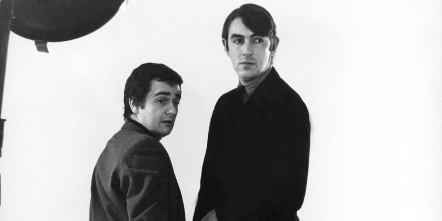 Image shows from L to R: Dudley Moore, Peter Cook. Copyright: BBC