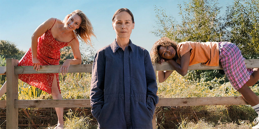 Portraits Of Dangerous Women. Image shows left to right: Jeany Spark, Tara Fitzgerald, Yasmin Monet Prince