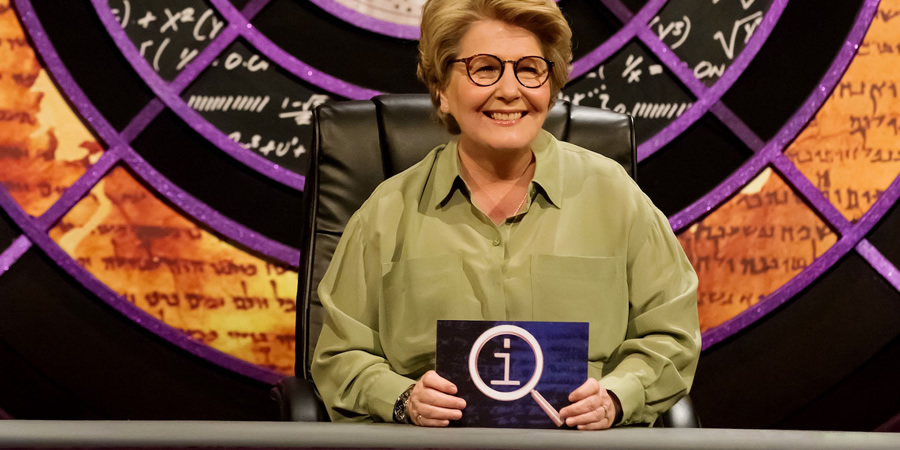 QI. Sandi Toksvig. Copyright: TalkbackThames