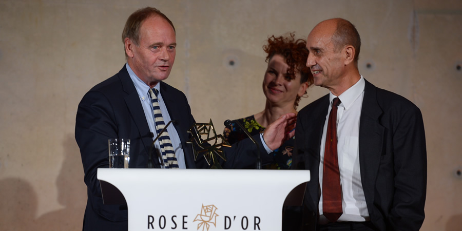 Image shows from L to R: John Lloyd, Julia McKenzie, Richard Turner. Copyright: Rose d'Or