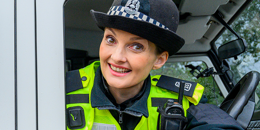 Scot Squad. PC Jane Mackay (Ashley Smith). Credit: The Comedy Unit