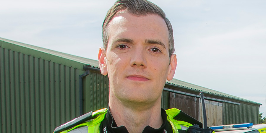 Scot Squad. PC Charlie McIntosh (Chris Forbes). Credit: The Comedy Unit