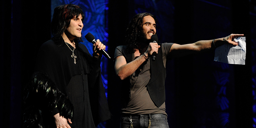 The Secret Policeman's Ball. Image shows from L to R: Noel Fielding, Russell Brand