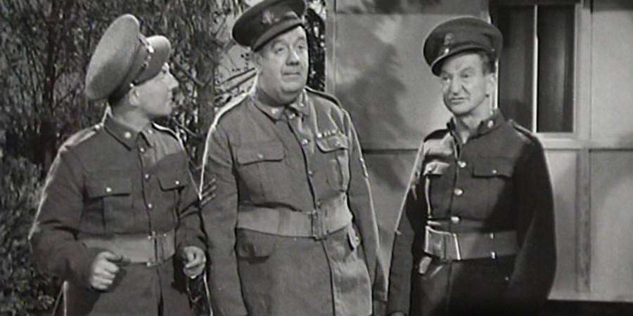 Somewhere On Leave. Image shows left to right: Private Dan Young (Dan Young), Sergeant Harry Korris (Harry Korris), Private Frank Randle (Frank Randle)