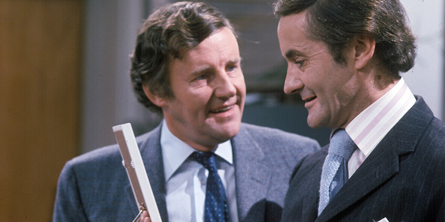 Swap You One Of These For One Of Those. Image shows from L to R: Henry Fairlane (Richard Briers), Roger Greasham (Henry McGee). Copyright: Yorkshire Television