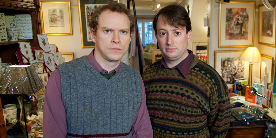 That Mitchell And Webb Look. Image shows from L to R: Robert Webb, David Mitchell. Copyright: BBC
